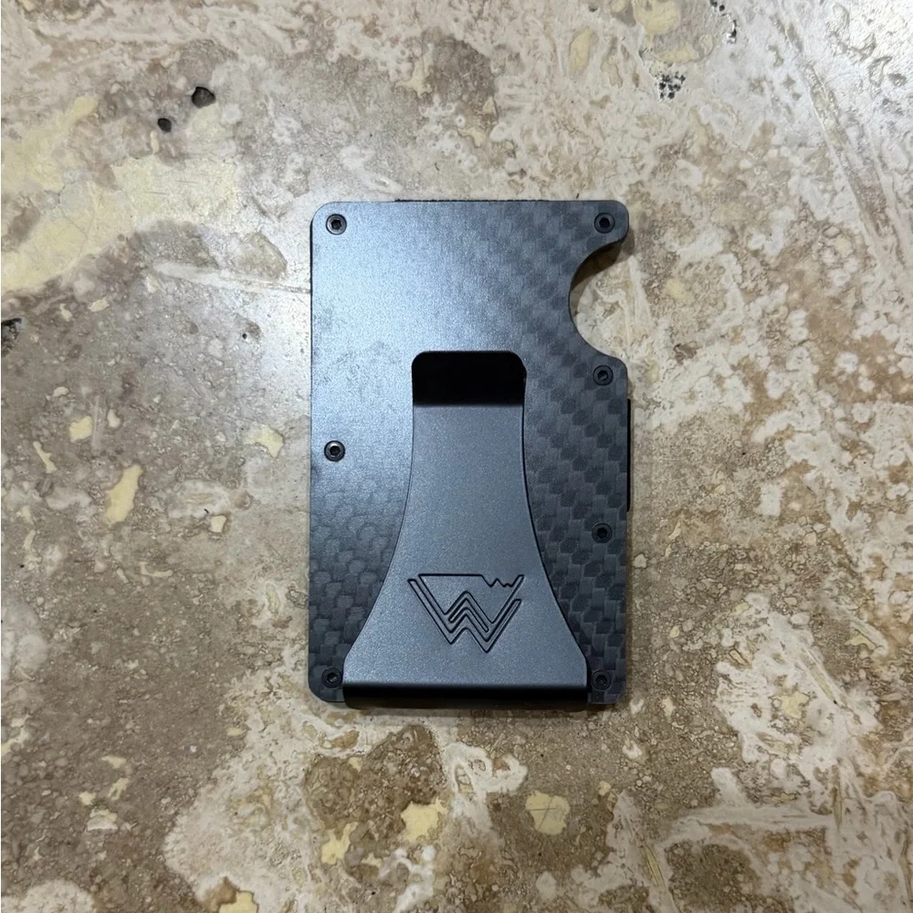 Black Carbon Fiber Money Clip